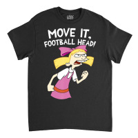 Hey Arnold! Helga Move It Football Head Classic T-shirt | Artistshot