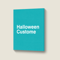 Halloween Custome Portrait Canvas Print | Artistshot