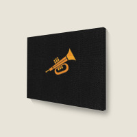 Vector Trumpet Illustration Landscape Canvas Print | Artistshot