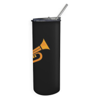 Vector Trumpet Illustration Skinny Tumbler | Artistshot