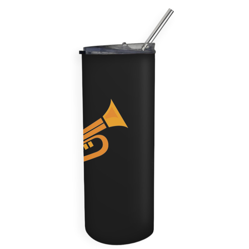 Vector Trumpet Illustration Skinny Tumbler | Artistshot