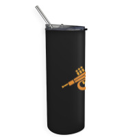 Vector Trumpet Illustration Skinny Tumbler | Artistshot