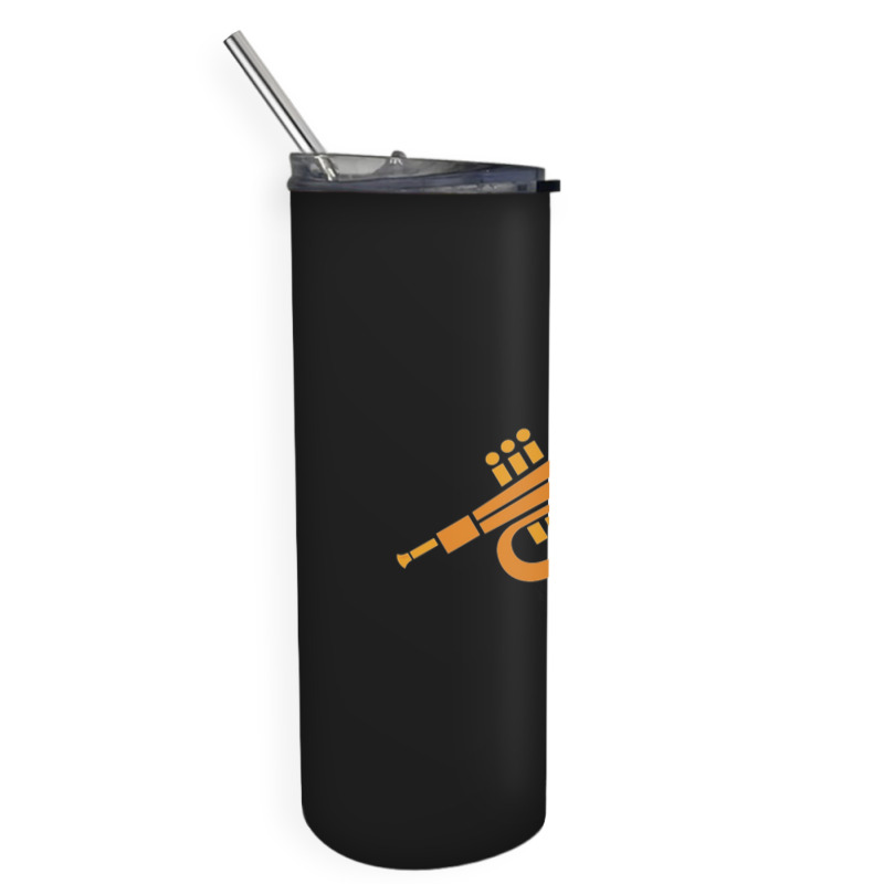 Vector Trumpet Illustration Skinny Tumbler | Artistshot