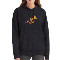 Vector Trumpet Illustration Vintage Hoodie | Artistshot