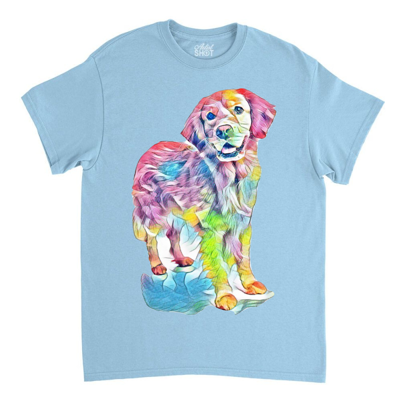 Golden Retriever Classic T-shirt by Kemnabi | Artistshot