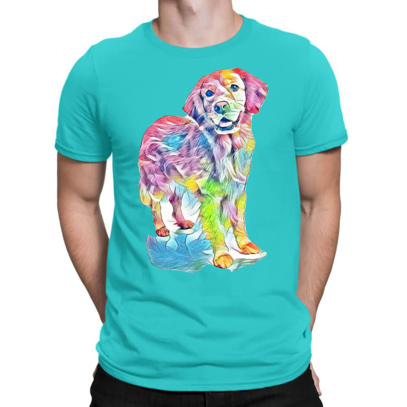 Golden Retriever T-Shirt by Kemnabi | Artistshot