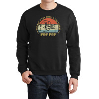 Pop Pop   Gif For Pop Pop Grandpa Fahers Day Gif Crewneck Sweatshirt | Artistshot