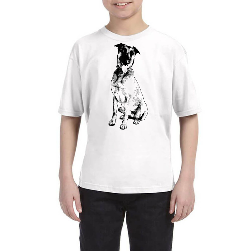 Belgian Malinois Dog Breed Tongue Out Belgian Shepherd Funny T Shirt Youth Tee by cm-arts | Artistshot