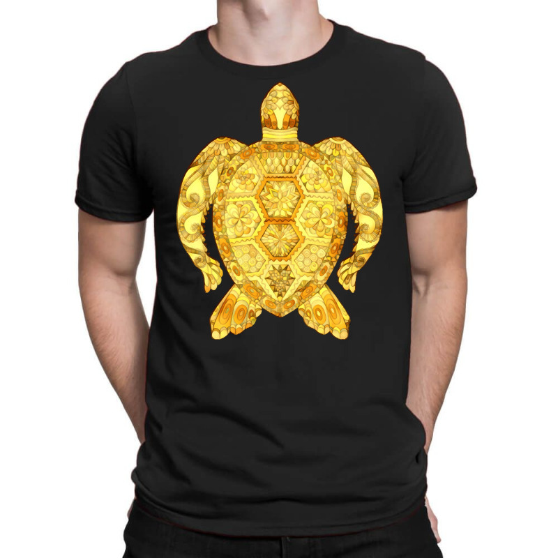 Gemstones Turtle Illustration, Adult Coloring Page Turtle Drawing, Gem T-shirt | Artistshot