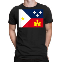 Acadiana Louisiana Flag T Shirt T-shirt | Artistshot