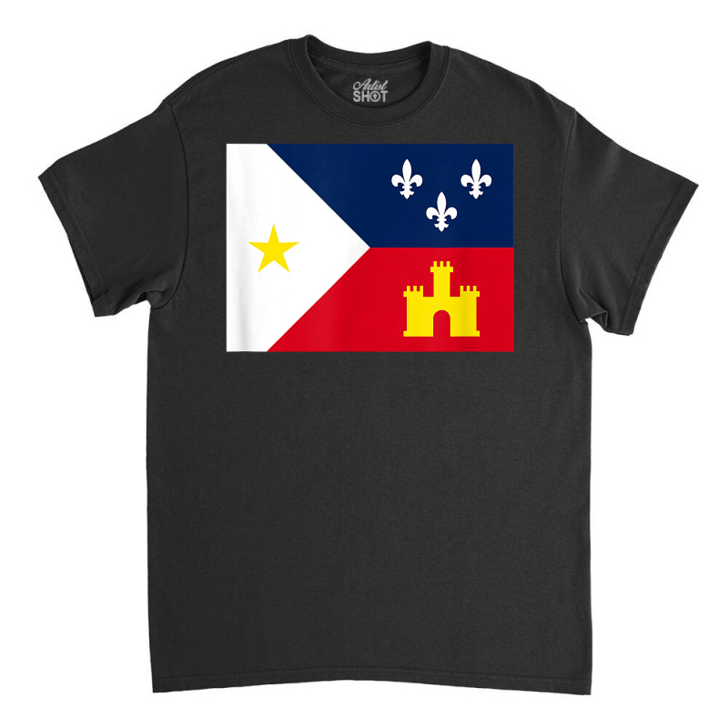 Acadiana Louisiana Flag T Shirt Classic T-shirt | Artistshot