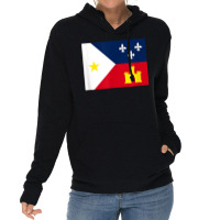 Acadiana Louisiana Flag T Shirt Lightweight Hoodie | Artistshot