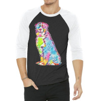 Perro Boyero De Berna 3/4 Sleeve Shirt | Artistshot