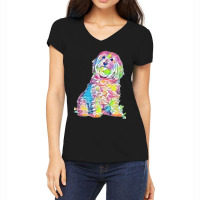 Foxtails In A Dog's Throat Women's V-neck T-shirt | Artistshot