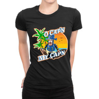 Cap'n Crunch - Aka - Captain Crunch As Inspired By Walt Whitman Ladies Fitted T-shirt | Artistshot