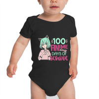 Anime 100 Days Of School Kawaii 100th Day Of School Baby Bodysuit | Artistshot