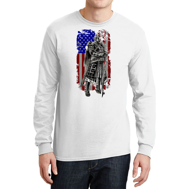 American Warrior Knights Crusader Knight Templar T Shirt Long Sleeve Shirts | Artistshot