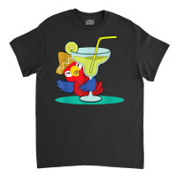 Tropical Summer Vacation Birds Parrots Drinking Margarita T Shirt Classic T-shirt | Artistshot