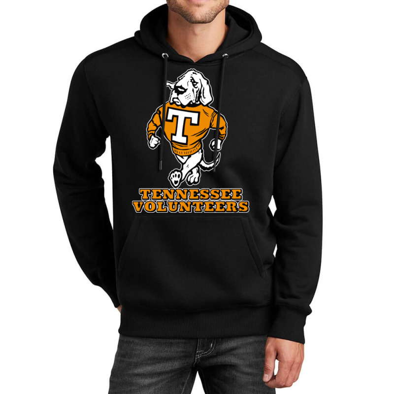 Vintage Tennessee Vols Mascot - Front And Back Design Unisex Hoodie by cm-arts | Artistshot