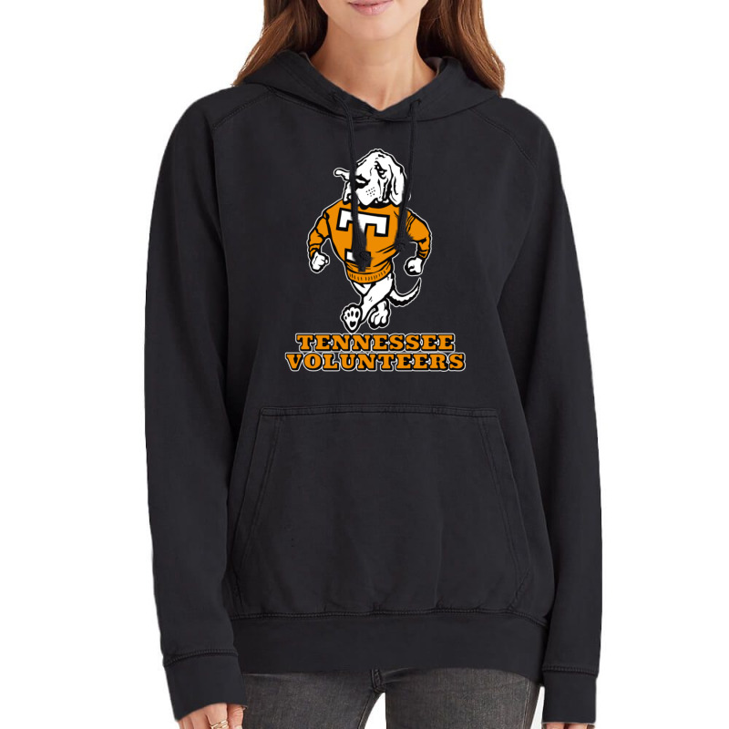 Vintage Tennessee Vols Mascot - Front And Back Design Vintage Hoodie by cm-arts | Artistshot