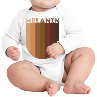 Drippin Melanin  For Women Pride  Gifts Black History Long Sleeve Baby Bodysuit | Artistshot