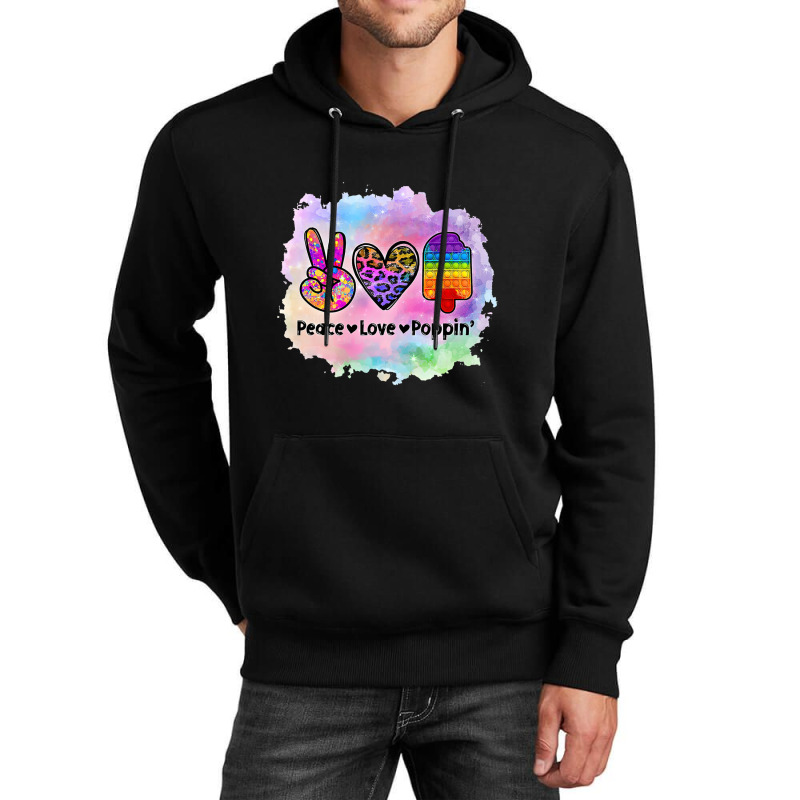 Peace Love Poppin Anti Stress Simply 1 Unisex Hoodie | Artistshot