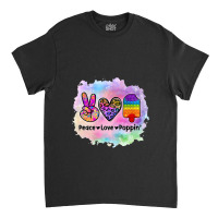 Peace Love Poppin Anti Stress Simply 1 Classic T-shirt | Artistshot