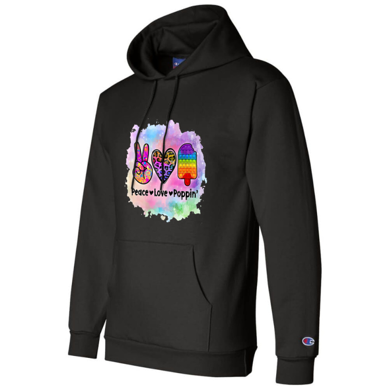 Peace Love Poppin Anti Stress Simply 1 Champion Hoodie | Artistshot