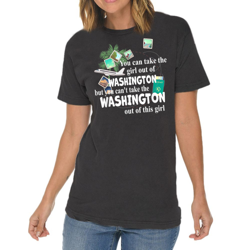 Girl From District Of Columbia   Girl From Washington Dc T Shirt Vintage T-Shirt by cm-arts | Artistshot