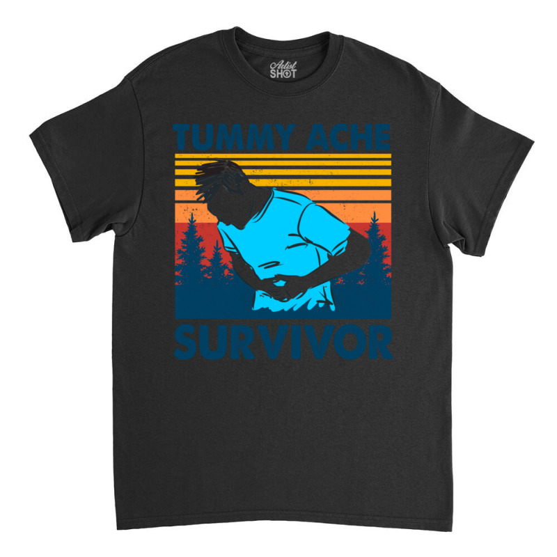 Vintage Tummy Ache Survivor Classic T-shirt | Artistshot