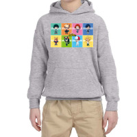 Eight Character Power Adventure Youth Hoodie | Artistshot