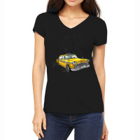 I Survived My Trip To Nyc New York City On Taxi Funny Women's V-neck T-shirt | Artistshot