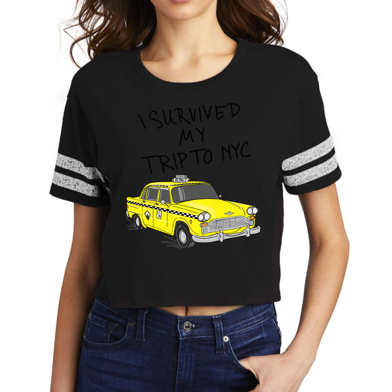 I Survived My Trip To Nyci Love Nyc New York Shirt Scorecard Crop Tee by cm-arts | Artistshot