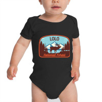 Lolo National Forest, Lolo National Forest Vintage, Lolo National Fore Baby Bodysuit | Artistshot