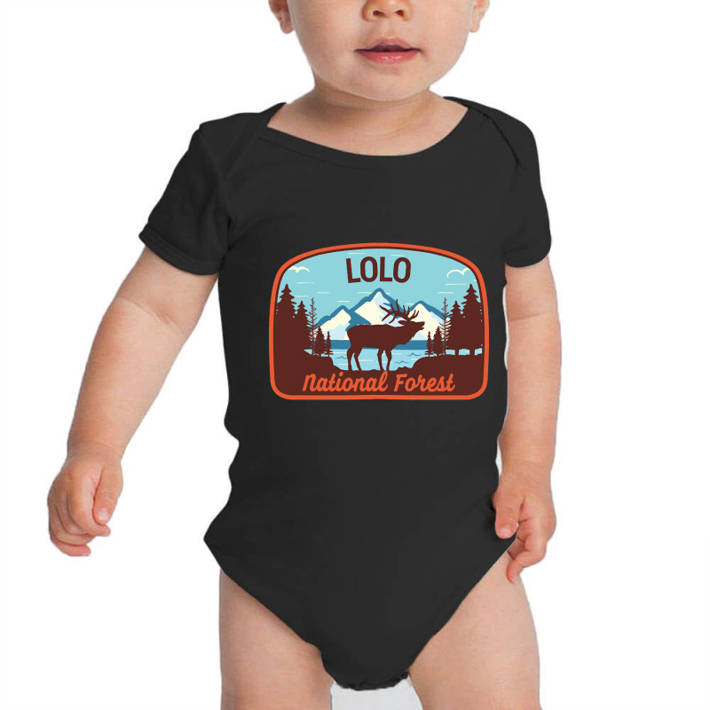 Lolo National Forest, Lolo National Forest Vintage, Lolo National Fore Baby Bodysuit by SHOODOD | Artistshot