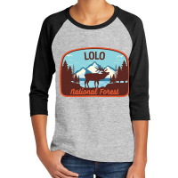 Lolo National Forest, Lolo National Forest Vintage, Lolo National Fore Youth 3/4 Sleeve | Artistshot