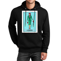 La Chingona The Bad Ass Woman Card Mexican Lottery Card T Shirt Unisex Hoodie | Artistshot