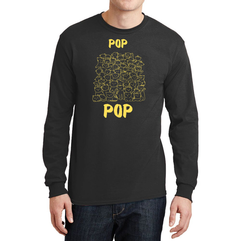 Pop Popping Ca Pop Funny Meme Long Sleeve Shirts | Artistshot