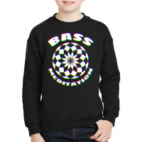 Edm Techno Bass Meditation Design Dance Rave Music Youth Sweatshirt | Artistshot