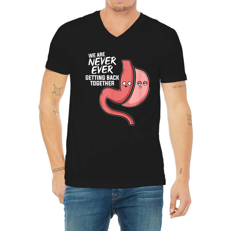 Funny Sleeve Gastric Surgery Bariatric Medical V-Neck Tee by OliviaStoica | Artistshot