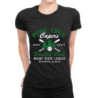 Pine Tree Capers Ladies Fitted T-shirt | Artistshot