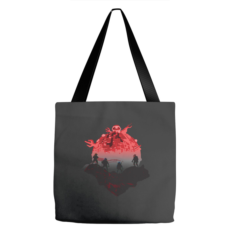 Rise Of The Technodrome Tote Bags | Artistshot