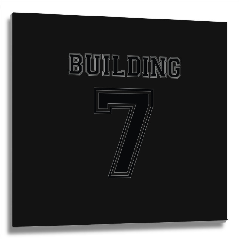 Building 7 Controlled Demolition Metal Print Square | Artistshot