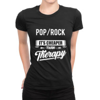 Pop Rock Novely Pop Rock Quoe Ladies Fitted T-shirt | Artistshot