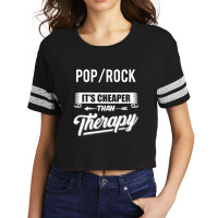 Pop Rock Novely Pop Rock Quoe Scorecard Crop Tee | Artistshot