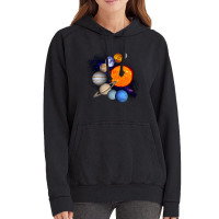 Solar System Sun Planets Milky Way Galaxy Science Sweatshirt Vintage Hoodie | Artistshot