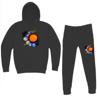 Solar System Sun Planets Milky Way Galaxy Science Sweatshirt Hoodie & Jogger Set | Artistshot