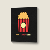 Pop Art Corn Portrait Canvas Print | Artistshot