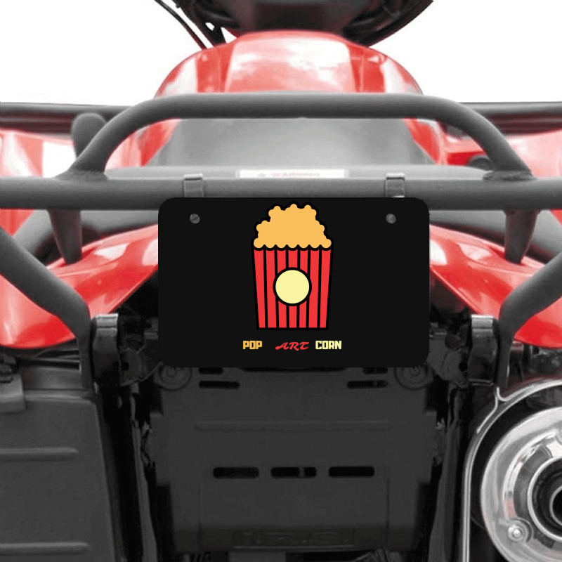 Pop Art Corn Atv License Plate | Artistshot