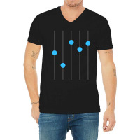 Equalizer Dubstep Minimal Techno V-neck Tee | Artistshot